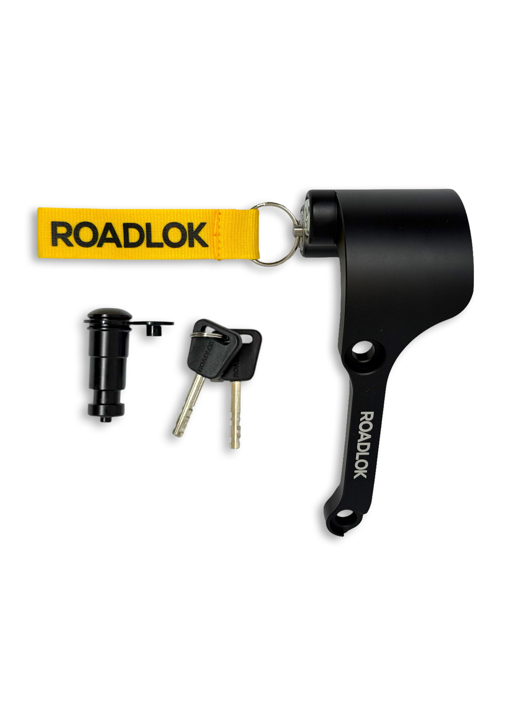 RoadLok XRA Eurosport 100 mm, rechts — schwarz