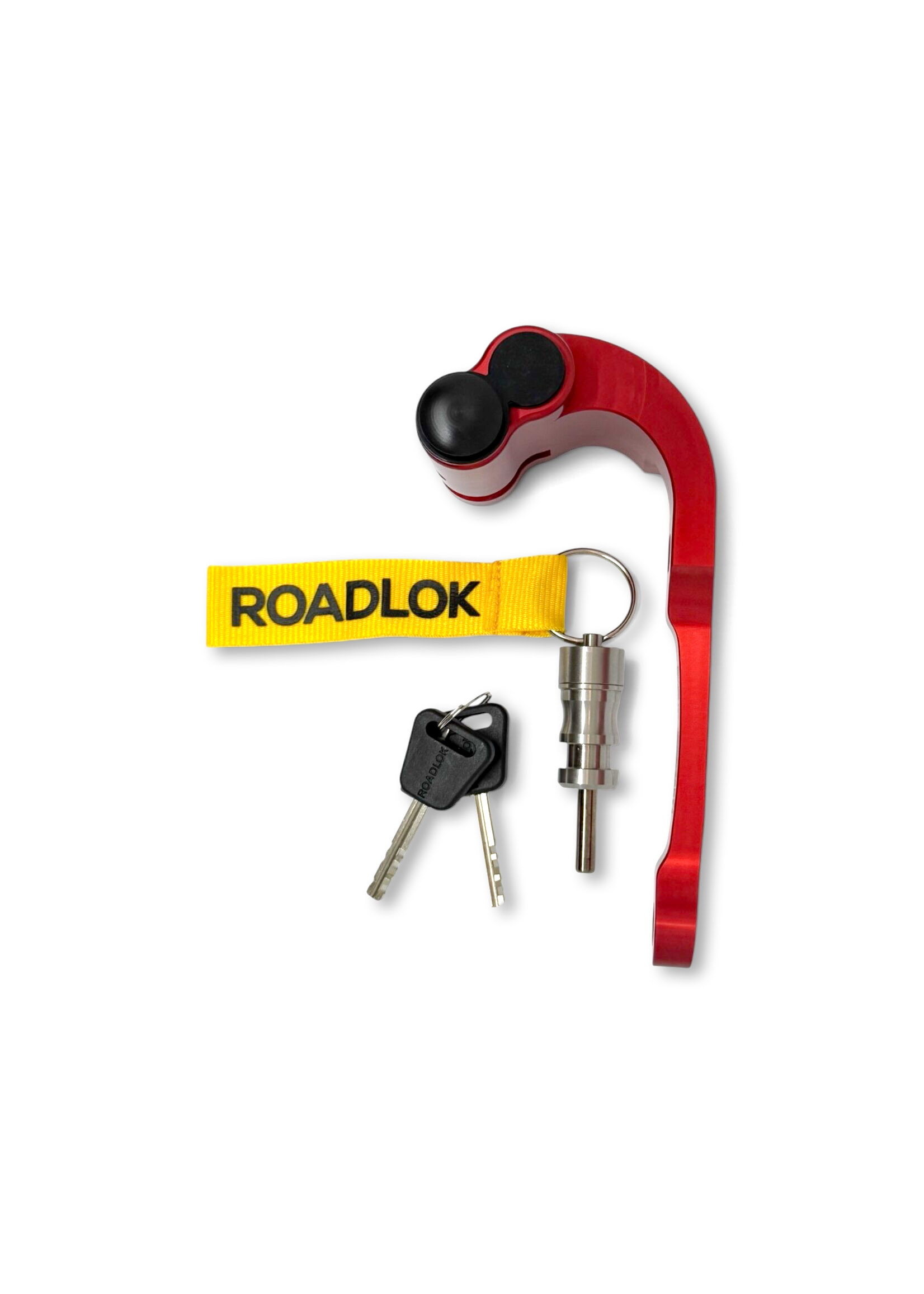 RoadLok XRA Eurosport 100 mm, rechts — rot